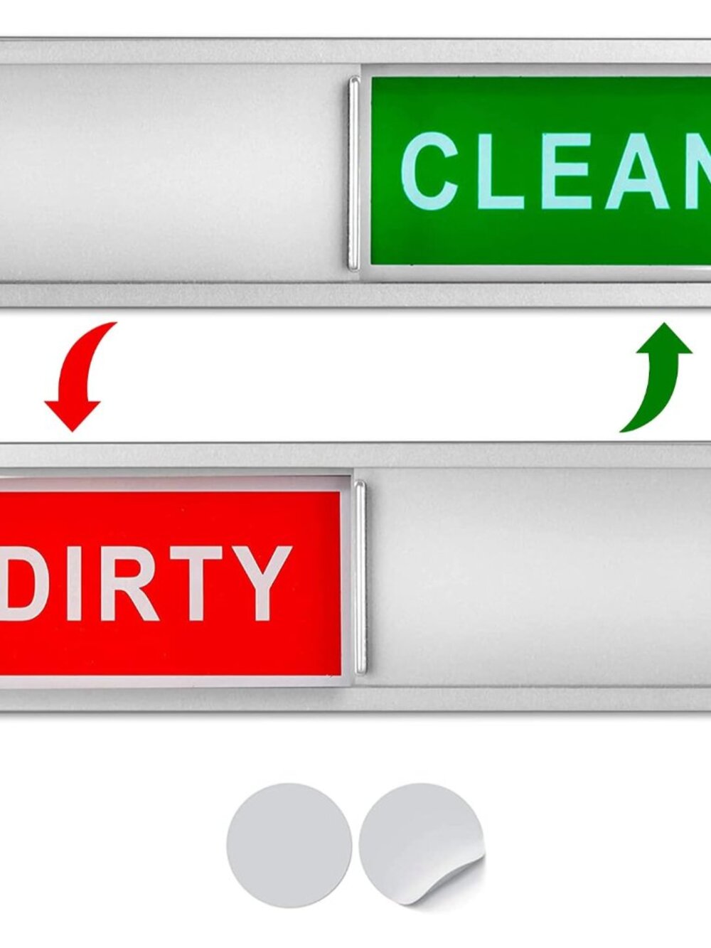 Premium Clean Dirty Dishwasher Magnet, Dirty Clean Sign for Dishwasher Easy to R